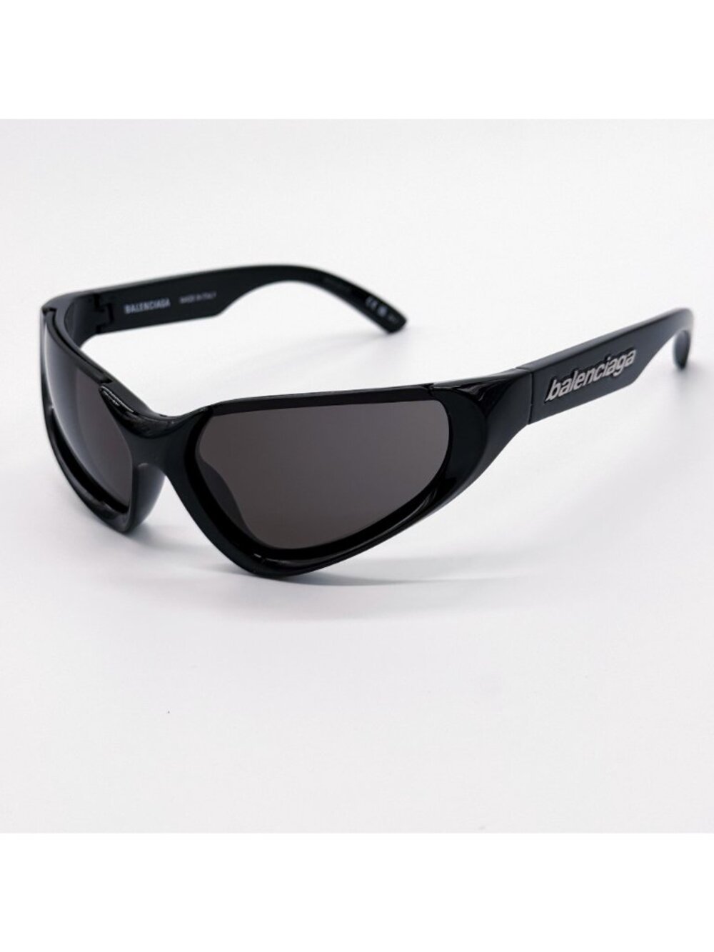 NEW BALENCIAGA BB0202S 001 SUNGLASSES BLACK OVERSIZED WOMEN EYEWEAR BALENCIAGA - Picture 9 of 12